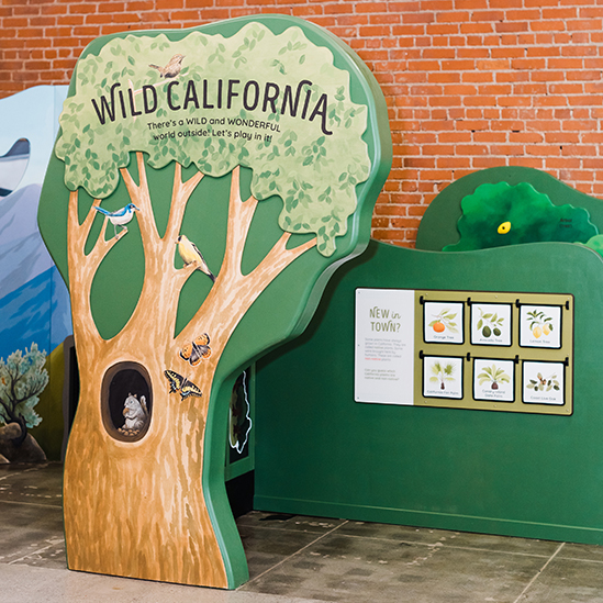 children's play tree and graphics